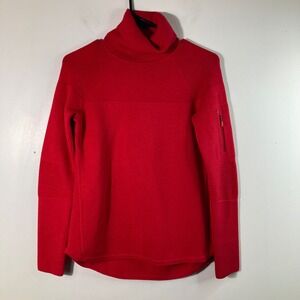 Womens Talbots Petite Thermawarmth Turtle Neck Sweater Red SP
